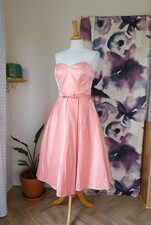 LOU LOU Bridal Pink/peach bridesmaid special occasion dress size 14
