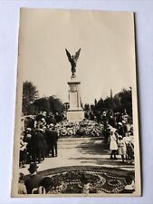 War Memorial Dedication(?) Bold Venture Park Darwen Lancashire RPPC Unposted