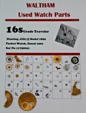 Waltham Used Watch Parts 16 /