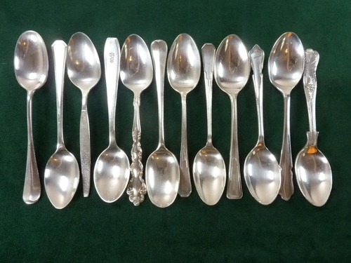 Vintage silver plated - 12,