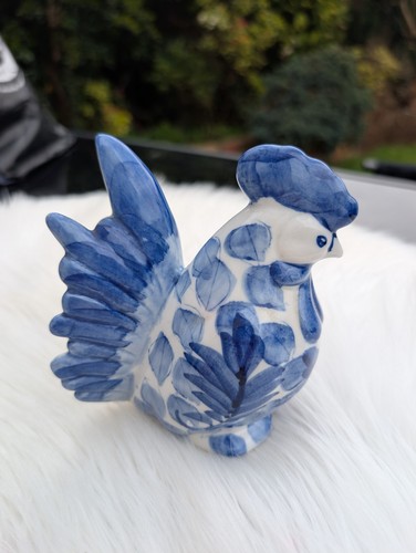 Vintage blue white - blue,