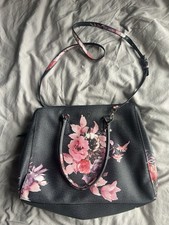 Women’s Floral Guess Handbag With Long Strap