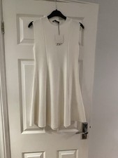 White Zara Sleeveless Textured