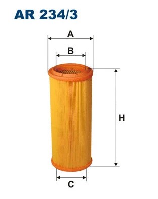 Air filter fits - for, fiat
