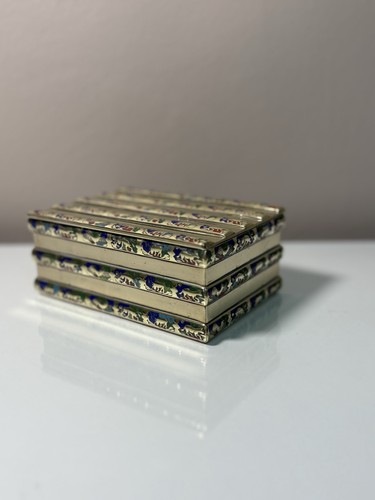 Vintage cloisonne brass - cloisonne,