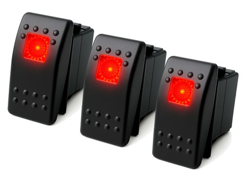 Pack rocker switches with - 3-pack,