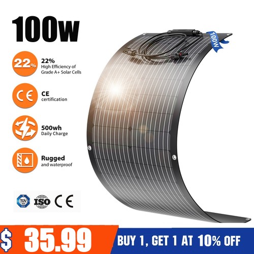 12v 100w portable flexible - 12v,