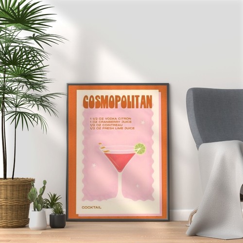 Cosmopolitan vintage cocktail - cosmopolitan,