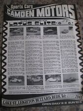 CAMDEN MOTORS SPORTS CARS