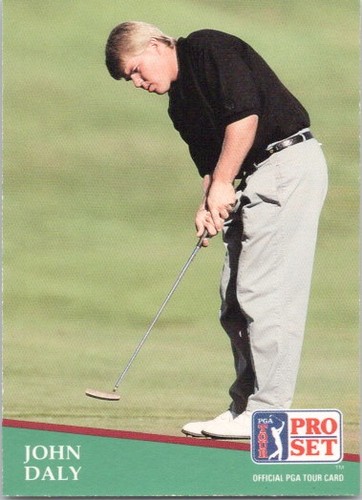 1991 pro set golf card - pro,