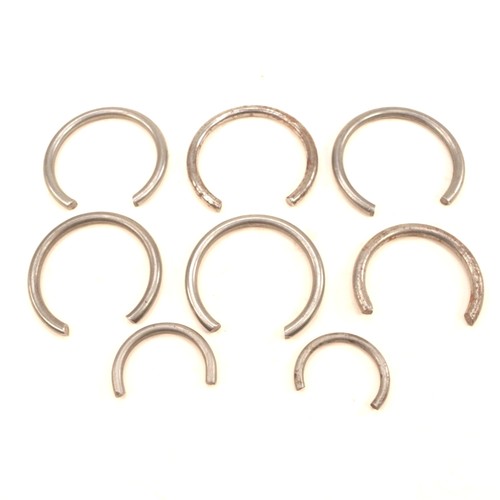 Clock mainspring clamps - clock,