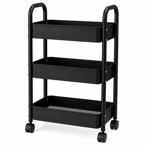 Tier rolling storage trolley - storage,