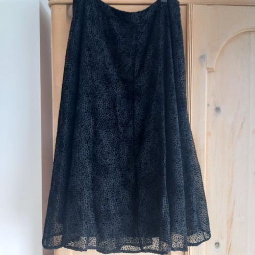 Fatface black skirt 14 - black, uk