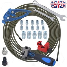 Brake Pipe Flaring Repair Kit 3/16 5m Fitting Cutter Bender Pipe Flaring Tool UK