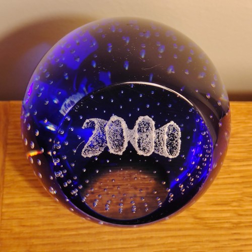 Caithness blue glass - caithness,