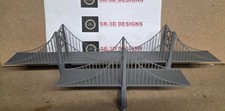 N Gauge Suspension Road Bridge