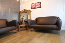 designer Matthew Hilton SCP Baude balzac ONE brown leather sofa £6700 when new