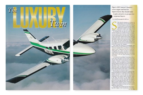 Piper seneca aircraft - seneca, report