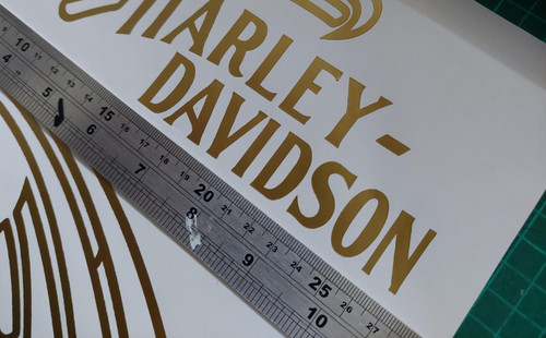 Davidson fuel tank gold - davidson,