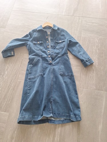 Sosandar denim dress size - denim, 12
