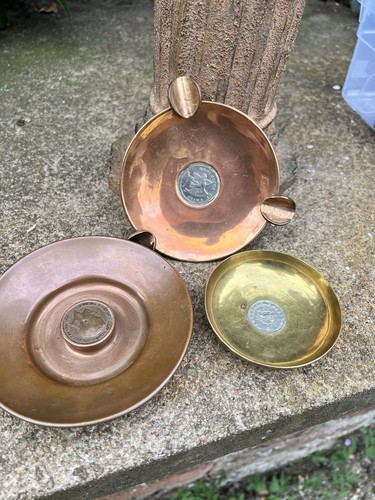 Three vintage copper brass - three,