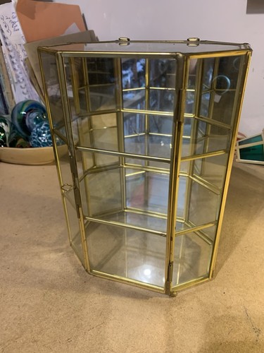 Vintage tiered brass and - brass,