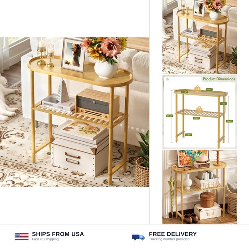Small entryway table bamboo - entryway,