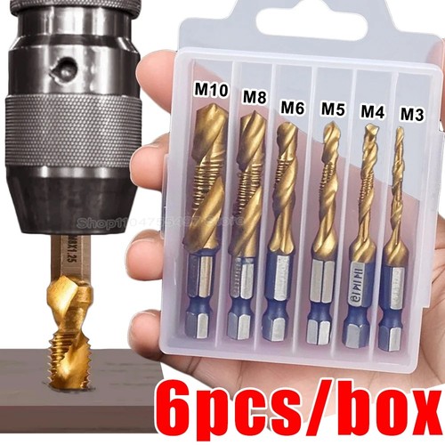6pcs hss drill tap - 6pcs,
