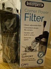 Interpet CF1 Corner Power Filter Aquarium Fish Tank