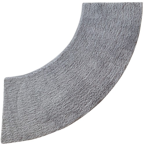 Curved bath rug shower - curved,