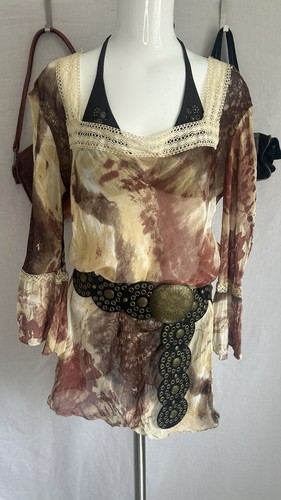 Vintage y2k boho sheer - boho,