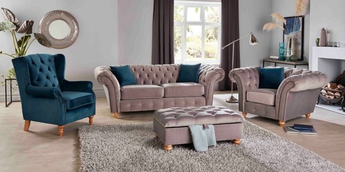Grey blue fabric material - grey,