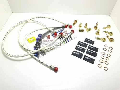 Set brake pipes front and - set,