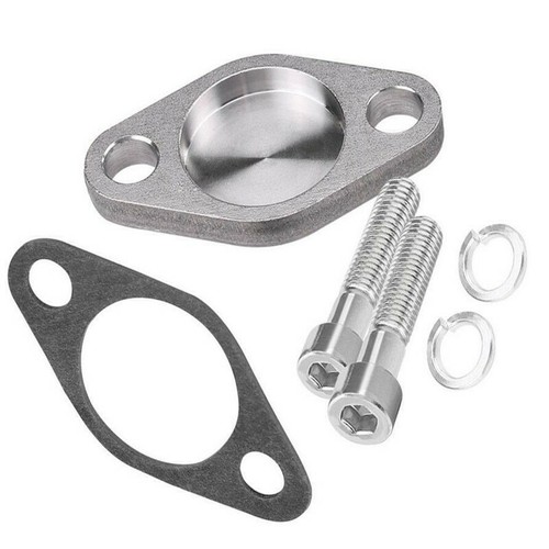 Valve blank blocking off plate - valve,