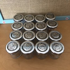 16 Empty   38g glass jars  and Lids  Wedding Favours / Jam