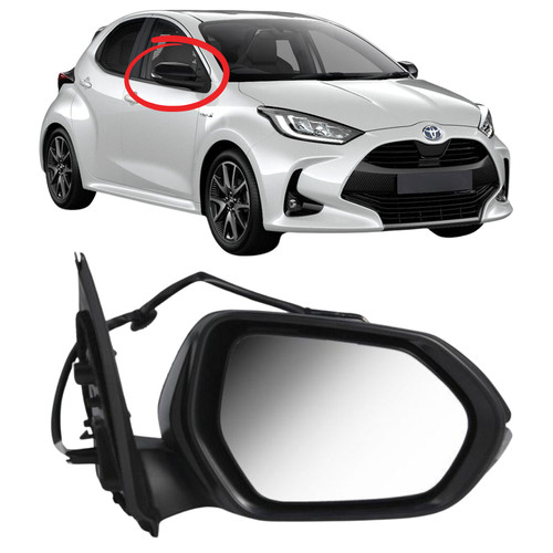 Wing door mirror - mirror, for