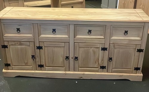 Corona door pine sideboard - 4,