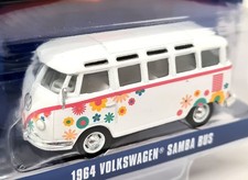 Greenlight 1/64 Volkswagen Samba Bus Hippy Van 1964 Diecast Model Car