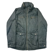 Fat Face Wax Jacket Country Field Outdoor Green Womens Uk10