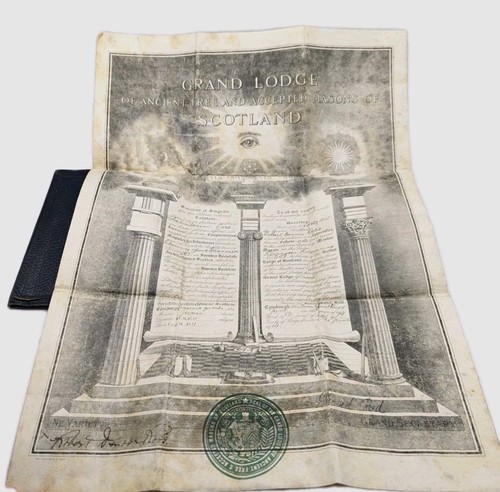 Antique masonic master - master, mason