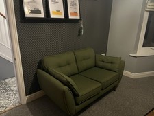 2 Seater Sofa DFS French Connection Zinc In Green