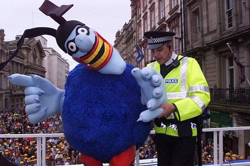 Blue meanie arrested a - blue,