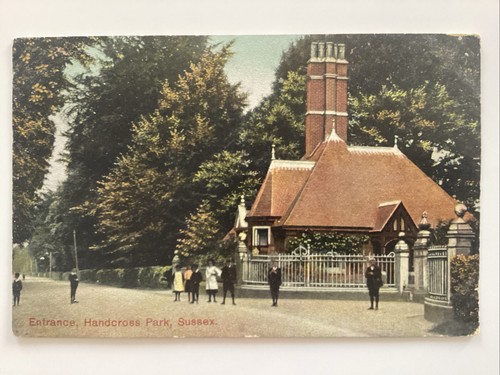 1908 postcard entrance - postcard,
