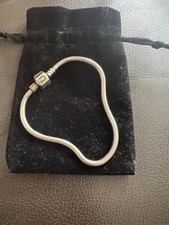 Sterling Silver Chamilia Charm Bracelet 7” 18 cm and box
