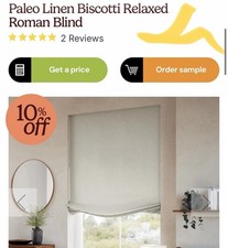 Blinds2go Paleo Linen Biscotti
