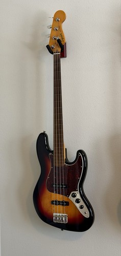 Squier jazz bass - bass, fretless
