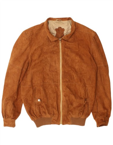 Vintage mens suede bomber - mens,