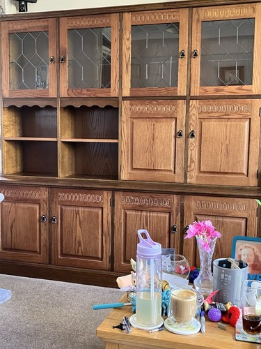 Solid oak glass - solid,
