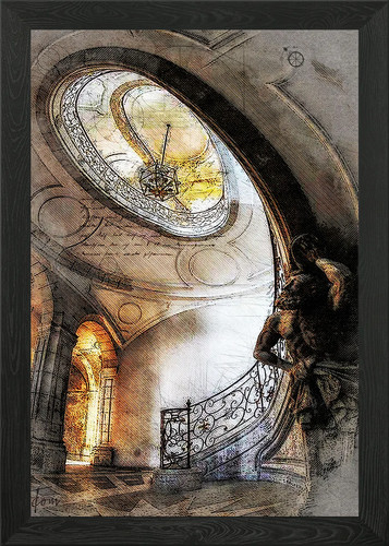 Stairway heaven framed - stairway, to