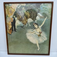 Edgar Degas - Dancer On Stage Print Frame.